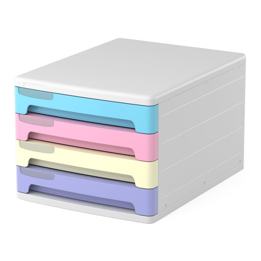 Picture of FILE CABINET 4 DRAWERS PASTEL
